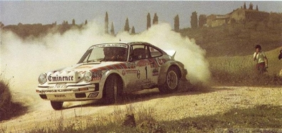 Walter Röhrl - Christian Geistdörfer
23º Rallye Sanremo 1981. Porsche 911 SC (BB-PW 635). Abandonó por la caja de cambios en SS41 Kleber 2 de 7.85 km.

Del 5 al 10 de Octubre, Sanremo, Imperia, Liguria, Italia.
Superficie: asfalto - tierra.

El Rally tenia un total de 2792.00 km de los que 751.06 km divididos en 61 tramos eran especiales, (2 de ellas fueron canceladas SS51 Upega de 12.35 km y SS56 San Romolo de 34.95 km).

Tomaron la salida 63 equipos, finalizaron 27.@
Palabras clave: Walter_Röhrl;Porsche;Sanremo;1981