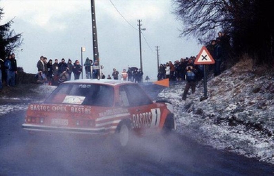 Guy Colsoul - Alain Lopès
25º Boucles de Spa - Monopole 1982. Opel Ascona 400. Clasificado 1º.

Del 5 al 7 de Enero, Spa, Bélgica.
Superficie: asfalto - nieve.

Tomaron la salida 120 equipos, finalizaron 33.@
Palabras clave: Guy_Colsoul;Opel;Ascona;Boucles_Spa;1982;Belgica