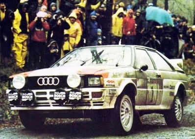 Hannu Mikkola - Arne Hertz
31º Lombard RAC Rally 1982. Audi Quattro (IN-NV 84). Clasificado 1º.

Del 21 al 25 de Noviembre, York, Inglaterra.
Superficie: asfalto - tierra.

El Rally tenia un total de 2970.00 km de los que 711.73 km divididos en 69 tramos eran especiales, (una de ellas fue cancelada SS46 Yair de 8.53 Km).

Se inscribieron 161 equipos, tomaron la salida 146, finalizaron 63.@
Palabras clave: ;Audi;Quattro;Gran_Bretaña;1982;RAC_Rally;Inglaterra