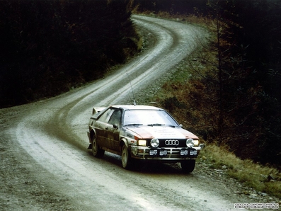 Hannu Mikkola - Arne Hertz
31º Lombard RAC Rally 1982. Audi Quattro (IN-NV 84). Clasificado 1º.

Del 21 al 25 de Noviembre, York, Inglaterra.
Superficie: asfalto - tierra.

El Rally tenia un total de 2970.00 km de los que 711.73 km divididos en 69 tramos eran especiales, (una de ellas fue cancelada SS46 Yair de 8.53 Km).

Se inscribieron 161 equipos, tomaron la salida 146, finalizaron 63.@
Palabras clave: ;Audi;Quattro;Gran_Bretaña;1982;RAC_Rally;Inglaterra