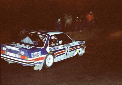Walter Röhrl - Christian Geistdörfer
50º Rallye Automobile de Monte-Carlo 1982. Opel Ascona 400 (GG-CK 188). Clasificado 1º.

Del 16 al 22 de Enero, Monte Carlo.
Superficie: asfalto - nieve.

El Rally tenia un total de 4082.71 km de los que 747.81 km divididos en 32 tramos eran especiales, (2 de ellas fueron canceladas SS7 Trigance - Chateauvieux 1 de 28,53 Km y SS15 St Jean en Royans - La Chapelle en Vercors de 38,67 Km).

Se inscribieron 306 equipos, tomaron la salida 299, finalizaron 140.@
Palabras clave: Walter_Röhrl;Opel;Ascona;Montecarlo;1982