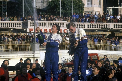 Walter Röhrl - Christian Geistdörfer
50º Rallye Automobile de Monte-Carlo 1982. Opel Ascona 400 (GG-CK 188). Clasificado 1º.

Del 16 al 22 de Enero, Monte Carlo.
Superficie: asfalto - nieve.

El Rally tenia un total de 4082.71 km de los que 747.81 km divididos en 32 tramos eran especiales, (2 de ellas fueron canceladas SS7 Trigance - Chateauvieux 1 de 28,53 Km y SS15 St Jean en Royans - La Chapelle en Vercors de 38,67 Km).

Se inscribieron 306 equipos, tomaron la salida 299, finalizaron 140.@
Palabras clave: Walter_Röhrl;Opel;Ascona;Montecarlo;1982;Personajes