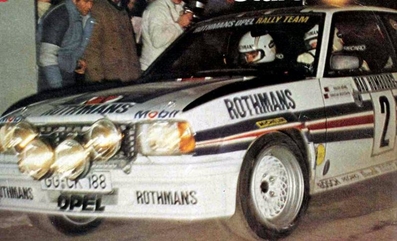 Walter Röhrl - Christian Geistdörfer
50º Rallye Automobile de Monte-Carlo 1982. Opel Ascona 400 (GG-CK 188). Clasificado 1º.

Del 16 al 22 de Enero, Monte Carlo.
Superficie: asfalto - nieve.

El Rally tenia un total de 4082.71 km de los que 747.81 km divididos en 32 tramos eran especiales, (2 de ellas fueron canceladas SS7 Trigance - Chateauvieux 1 de 28,53 Km y SS15 St Jean en Royans - La Chapelle en Vercors de 38,67 Km).

Se inscribieron 306 equipos, tomaron la salida 299, finalizaron 140.@
Palabras clave: Walter_Röhrl;Opel;Ascona;Montecarlo;1982