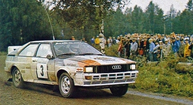 Hannu Mikkola - Arne Hertz
32º Rally of the 1000 Lakes 1982. Audi Quattro (IN-NN 82). Clasificado 1º.

Del 27 al 29 de Agosto, Jyväskylä, Finlandia.
Superficie: tierra.

El Rally tenia un total de 1432.00 km de los que 479.82 km divididos en 47 tramos eran especiales, (una de ellas fue cancelada SS39 Kalasaari de8.85 km).

Tomaron la salida 154 equipos, finalizaron 68.@
Palabras clave: ;Audi;Quattro;Finlandia;1982