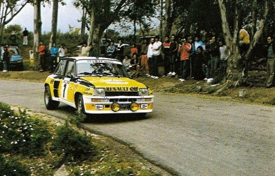 Jean Ragnotti - Jean-Marc Andrié
26º Tour de Corse - Rallye de France 1982. Renault 5 Turbo (50 VP 91). Clasificado 1º.

Del 6 al 8 de Mayo, Ajaccio, Córcega, Francia.
Superficie: asfalto.

El Rally tenia un total de 1616.70 km de los que 1176.10 km divididos en 27 tramos eran especiales.

Se inscribieron 181 equipos, tomaron la salida 177, finalizaron 47.@
Palabras clave: ;Renault;Turbo;Corcega;1982;Corse