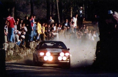 Michèle Mouton - Fabrizia Pons
16º Rallye de Portugal Vinho do Porto 1982. Audi Quattro (IN-NH 42). Clasificada 1ª.

Del 3 al 6 de Marzo, Estoril, Cascais, Lisboa, Portugal.
Superficie: asfalto - tierra.
El Rally tenia un total 2312 km de los que 637.07 km divididos 40 tramos eran especiales.
Se inscribieron 107 equipos, tomaron 91, finalizaron 23.@
Palabras clave: Michele_Mouton;Audi;Quattro;Portugal;1982;mujeres;Womens