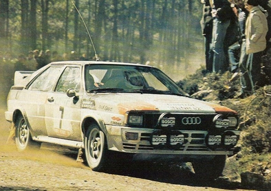 Michèle Mouton - Fabrizia Pons
16º Rallye de Portugal Vinho do Porto 1982. Audi Quattro (IN-NH 42). Clasificada 1ª.

Del 3 al 6 de Marzo, Estoril, Cascais, Lisboa, Portugal.
Superficie: asfalto - tierra.

El Rally tenia un total 2312 km de los que 637.07 km divididos 40 tramos eran especiales.

Se inscribieron 107 equipos, tomaron 91, finalizaron 23.@
Palabras clave: Michele_Mouton;Audi;Quattro;Portugal;1982