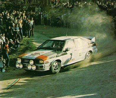 Michèle Mouton - Fabrizia Pons
16º Rallye de Portugal Vinho do Porto 1982. Audi Quattro (IN-NH 42). Clasificada 1ª.

Del 3 al 6 de Marzo, Estoril, Cascais, Lisboa, Portugal.
Superficie: asfalto - tierra.

El Rally tenia un total 2312 km de los que 637.07 km divididos 40 tramos eran especiales.

Se inscribieron 107 equipos, tomaron 91, finalizaron 23.@
Palabras clave: Michele_Mouton;Audi;Quattro;Portugal;1982