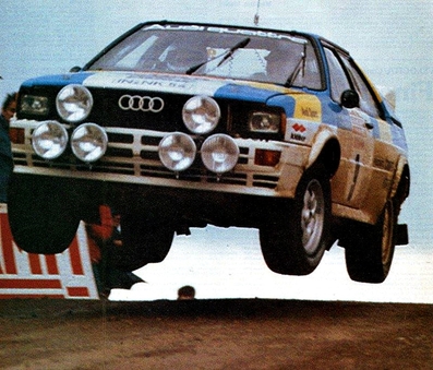 Stig Blomqvist - Björn Cederberg
24º Rally de Sanremo 1982. Audi Quattro (IN-NK 54). Clasificado 1º.

Del 3 al 9 de Octubre, Sanremo, Imperia, Liguria, Italia.
Superficie: asfalto - tierra.

El Rally tenia un total de 2663 km de los que 735.44 km divididos en 56 tramos eran especiales.

Tomaron la salida 90 equipos, finalizaron 27.@
Palabras clave: Stig_Blomqvist;Audi;Quattro;Grupo_B;Sanremo;1982;
