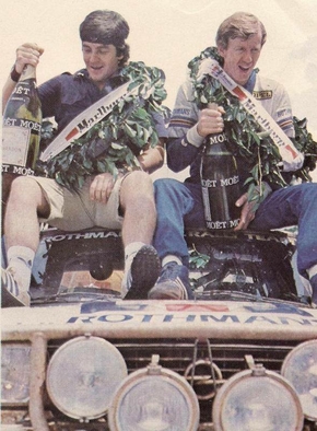 Walter Röhrl - Christian Geistdörfer
14º Marlboro Rallye Cote d'Ivoire 1982. Opel Ascona 400 (GG-CJ 991). Clasificado 1º.

De 27 de Octubre al 1 de Noviembre, Abidjan, Costa d'Ivori, África.
Superficie: tierra.

El Rally tenia un total de 4935.51 km con 54 controles horarios.

Tomaron la salida 51 equipos, finalizaron 6.@
Palabras clave: Walter_Röhrl;Costa_Marfil;Opel;Ascona;1982;Personajes