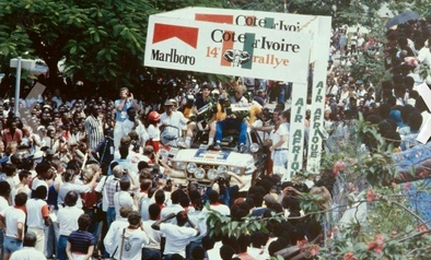 Walter Röhrl - Christian Geistdörfer
14º Marlboro Rallye Cote d'Ivoire 1982. Opel Ascona 400 (GG-CJ 991). Clasificado 1º.

De 27 de Octubre al 1 de Noviembre, Abidjan, Costa d'Ivori, África.
Superficie: tierra.

El Rally tenia un total de 4935.51 km con 54 controles horarios.

Tomaron la salida 51 equipos, finalizaron 6.@
Palabras clave: Walter_Röhrl;Costa_Marfil;Opel;Ascona;1982;Personajes