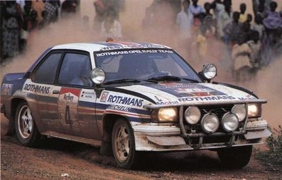 Walter Röhrl - Christian Geistdörfer
14º Marlboro Rallye Cote d'Ivoire 1982. Opel Ascona 400 (GG-CJ 991). Clasificado 1º.

De 27 de Octubre al 1 de Noviembre, Abidjan, Costa d'Ivori, África.
Superficie: tierra.

El Rally tenia un total de 4935.51 km con 54 controles horarios.

Tomaron la salida 51 equipos, finalizaron 6.@
Palabras clave: Walter_Röhrl;Costa_Marfil;Opel;Ascona;1982