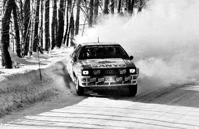 Stig Blomqvist - Bjorn Cederberg
27º Hankiralli 1982. Audi Quattro (Gr.4). Clasificado 1º.
Se inscribieron 69 equipos, finalizaron 39.@
Palabras clave: Stig_Blomqvist;Audi;Quattro;Hankirally;Grupo_B;nieve;1982