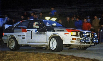 Hannu Mikkola - Arne Hertz
50º Rallye Automobile de Monte-Carlo 1982. Audi Quattro (IN-ND 78). Clasificado 2º.

Del 16 al 22 de Enero, Monte Carlo.
Superficie: asfalto - nieve.

El Rally tenia un total de 4082.71 km de los que 747.81 km divididos en 32 tramos eran especiales, (2 de ellas fueron canceladas SS7 Trigance - Chateauvieux 1 de 28,53 Km y SS15 St Jean en Royans - La Chapelle en Vercors de 38,67 Km).

Se inscribieron 306 equipos, tomaron la salida 299, finalizaron 140.@
Palabras clave: ;Audi;Quattro;Montecarlo;1982