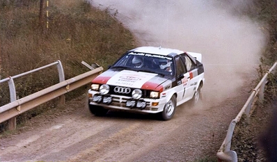 Hannu Mikkola - Arne Hertz
24º Rallye de Sanremo 1982. Audi Quattro (IN-NN 82). Clasificado 2º.

Del 3 al 9 de Octubre, Sanremo, Imperia, Liguria, Italia.
Superficie: asfalto - tierra.
El Rally tenia un total de 2663 km de los que 735.44 km divididos en 56 tramos eran especiales.
Tomaron la salida 90 equipos, finalizaron 27.@
Palabras clave: ;Audi;Quattro;Sanremo;1982