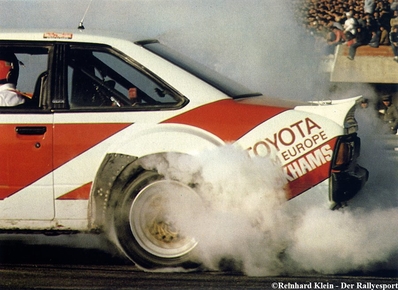 Per Eklund - Ragnar Spjuth
16º Rallye de Portugal Vinho do Porto 1982. Toyota Celica 2000GT (K-RV 661). Clasificado 2º.

Al finalizar el Rally se llevaba a cabo un tramo - espectáculo en el Circuito de Estoril.
Había también una 