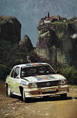 Henri Toivonen - Fred Gallagher
29º Rothmans Acrópolis Rally 1982. Opel Ascona 400 (GG-CL 516). Clasificado 3º.

Del 31 de Mayo al 3 de Junio, Atenas, Grecia.
Superficie: tierra.

El Rally tení­a un total de 2603.00 km de los que 1004.58 km divididos en 57 tramos eran especiales (dos de ellos fueron cancelados SS10 Moschokaria 1 de 10.00 km y SS38 Killini de 27 Km).

Tomaron la salida 136 equipos, finalizaron 32.@
Palabras clave: Henri_Toivonen;Opel;Ascona;Acropolis;Grecia;1982