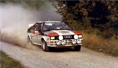 Michèle Mouton - Fabrizia Pons
24º Rally de San Remo 1982. Audi Quattro (IN-NU 84). Clasificada 4ª.

Del 3 al 9 de Octubre, Sanremo, Imperia, Liguria, Italia.
Superficie: asfalto - tierra.

El Rally tenia un total de 2663 km de los que 735.44 km divididos en 56 tramos eran especiales.

Tomaron la salida 90 equipos, finalizaron 27.@
Palabras clave: Michele_Mouton;Fabrizia_Pons;Audi;Grupo_B;Quattro;Sanremo;1982;Mujeres;Womens