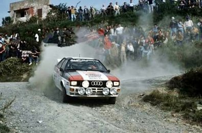 Michèle Mouton - Fabrizia Pons
24º Rally de San Remo 1982. Audi Quattro (IN-NU 84). Clasificada 4ª.

Del 3 al 9 de Octubre, Sanremo, Imperia, Liguria, Italia.
Superficie: asfalto - tierra.

El Rally tenia un total de 2663 km de los que 735.44 km divididos en 56 tramos eran especiales.

Tomaron la salida 90 equipos, finalizaron 27.@
Palabras clave: Michele_Mouton;Fabrizia_Pons;Audi;Grupo_B;Quattro;Sanremo;1982;Mujeres;Womens