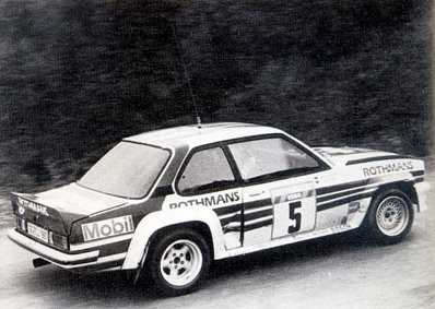 Walter Röhrl - Christian Geistdörfer
26º Tour de Corse - Rallye de France 1982. Opel Ascona 400 (GG-CJ 991). Clasificado 4º.

Del 6 al 8 de Mayo, Ajaccio, Córcega, Francia.
Superficie: asfalto.
El Rally tenia un total de 1616.70 km de los que 1176.10 km divididos en 27 tramos eran especiales.

Se inscribieron 181 equipos, tomaron la salida 177, finalizaron 47.@
Palabras clave: Walter_Röhrl;Corse;Corcega;Opel;Ascona;1982