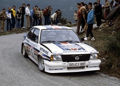 Walter Röhrl - Christian Geistdörfer
26º Tour de Corse - Rallye de France 1982. Opel Ascona 400 (GG-CJ 991). Clasificado 4º.

Del 6 al 8 de Mayo, Ajaccio, Córcega, Francia.
Superficie: asfalto.
El Rally tenia un total de 1616.70 km de los que 1176.10 km divididos en 27 tramos eran especiales.

Se inscribieron 181 equipos, tomaron la salida 177, finalizaron 47.@
Palabras clave: Walter_Röhrl;Corse;Corcega;Opel;Ascona;1982