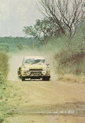 Bruno Saby - Daniel le Saux
14º Rallye Côte d'Ivoire 1982. Renault 5 Turbo. Clasificado 4º.

Del 27 de Octubre al 1 de Noviembre, Abidjan, Costa d'Ivori, África.
Superficie: tierra.

El Rally tenia un total de 4995 con 54 controles horarios.

Tomaron la salida 56 equipos, finalizaron 6.@
Palabras clave: Bruno_Saby;Renault;Turbo;Costa_Marfil;1982;Grupo_B