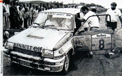 Bruno Saby - Daniel le Saux
14º Rallye Côte d'Ivoire 1982. Renault 5 Turbo. Clasificado 4º.

Del 27 de Octubre al 1 de Noviembre, Abidjan, Costa d'Ivori, África.
Superficie: tierra.

El Rally tenia un total de 4995 con 54 controles horarios.

Tomaron la salida 56 equipos, finalizaron 6.@
Palabras clave: Bruno_Saby;Renault;Turbo;Costa_Marfil;1982;Grupo_B