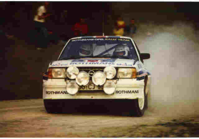 Henri Toivonen - Fred Gallagher
24º Rally de Sanremo 1982. Opel Ascona 400 (GG-CJ 991). Clasificado 5º.

La revista AUTOSPORT opinó de la participación de Henri en esta prueba:
