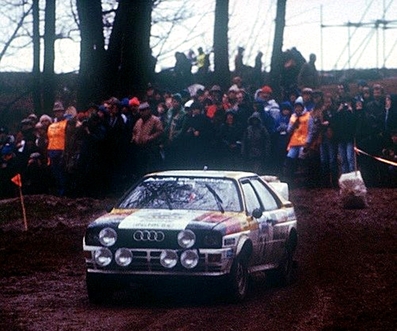 Harald Demuth - John Daniels
31º Lombard RAC Rally 1982. Audi Quattro (IN-NK 54). Clasificado 5º.

Del 21 al 25 de Noviembre, York, Inglaterra.
Superficie: asfalto - tierra.

El Rally tenia un total de 2970.00 km de los que 711.73 km divididos en 69 tramos eran especiales, (una de ellas fue cancelada SS46 Yair de 8.53 Km).

Se inscribieron 161 equipos, tomaron la salida 146, finalizaron 63.@
Palabras clave: ;Audi;Quattro;Gran_Bretaña;RAC_Rally;1982;Inglaterra