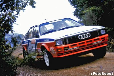 Michele Cinotto - Emilio Radaelli
24º Rally de Sanremo 1982. Audi Quattro (IN-NP 40). Clasificado 6º.

Del 3 al 9 de Octubre, Sanremo, Imperia, Liguria, Italia.
Superficie: asfalto - tierra.

El Rally tenia un total de 2663 km de los que 735.44 km divididos en 56 tramos eran especiales.

Tomaron la salida 90 equipos, finalizaron 27.

© Alberto Anam
@@

Palabras clave: Michele_Cinotto;Audi;Quattro;Sanremo;1982