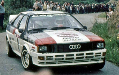 Michèle Mouton - Fabrizia Pons
26º Tour de Corse - Rallye de France 1982. Audi Quattro (IN-NU 38). Clasificada 7ª.

Del 6 al 8 de Mayo, Ajaccio, Córcega, Francia.
Superficie: asfalto.

El Rally tenia un total de 1616.70 km de los que 1176.10 km divididos en 27 tramos eran especiales.

Se inscribieron 181 equipos, tomaron la salida 177, finalizaron 47.@
Palabras clave: Michele_Mouton;Audi;Quattro;Grupo_B;Corcega;1982;Corse