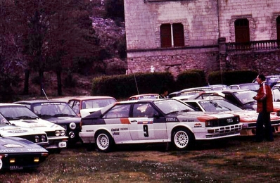 Michèle Mouton - Fabrizia Pons
26º Tour de Corse - Rallye de France 1982. Audi Quattro (IN-NU 38). Clasificada 7ª.

Del 6 al 8 de Mayo, Ajaccio, Córcega, Francia.
Superficie: asfalto.

El Rally tenia un total de 1616.70 km de los que 1176.10 km divididos en 27 tramos eran especiales.

Se inscribieron 181 equipos, tomaron la salida 177, finalizaron 47.@
Palabras clave: Michele_Mouton;Audi;Quattro;Grupo_B;Corcega;1982;Corse;Parque_Cerrado