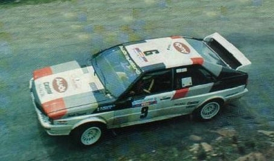 Michèle Mouton - Fabrizia Pons
26º Tour de Corse - Rallye de France 1982. Audi Quattro (IN-NU 38). Clasificada 7ª.

Del 6 al 8 de Mayo, Ajaccio, Córcega, Francia.
Superficie: asfalto.

El Rally tenia un total de 1616.70 km de los que 1176.10 km divididos en 27 tramos eran especiales.

Se inscribieron 181 equipos, tomaron la salida 177, finalizaron 47.@
Palabras clave: Michele_Mouton;Audi;Quattro;Grupo_B;Corcega;1982;Corse;Womens