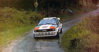 Michèle Mouton - Fabrizia Pons
26º Tour de Corse - Rallye de France 1982. Audi Quattro (IN-NU 38). Clasificada 7ª.

Del 6 al 8 de Mayo, Ajaccio, Córcega, Francia.
Superficie: asfalto.

El Rally tenia un total de 1616.70 km de los que 1176.10 km divididos en 27 tramos eran especiales.

Se inscribieron 181 equipos, tomaron la salida 177, finalizaron 47.@
Palabras clave: Michele_Mouton;Fabrizia_Pons;Audi;Quattro;Grupo_B;Corcega;1982;Corse