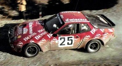 Jürgen Barth - Roland Kussmaul
50º Rallye Automobile de Monte-Carlo 1982. PPorsche 924 Carrera GTS (4171 SG 34). Clasificado 10º.

Del 16 al 22 de Enero, Monte Carlo.
Superficie: asfalto - nieve.

El Rally tenia un total de 4082.71 km de los que 747.81 km divididos en 32 tramos eran especiales, (2 de ellas fueron canceladas SS7 Trigance - Chateauvieux 1 de 28,53 Km y SS15 St Jean en Royans - La Chapelle en Vercors de 38,67 Km).

Se inscribieron 306 equipos, tomaron la salida 299, finalizaron 140.@
Palabras clave: Porsche;Grupo_B;Montecarlo;1982