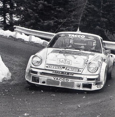 Pierre Bos - Frédéric Schmit
50º Rallye Automobile de Monte-Carlo 1982. Porsche 911 SC (6778 TX 57). Clasificado 13º.

Del 16 al 22 de Enero, Monte Carlo.
Superficie: asfalto - nieve.

El Rally tenia un total de 4082.71 km de los que 747.81 km divididos en 32 tramos eran especiales, (2 de ellas fueron canceladas SS7 Trigance - Chateauvieux 1 de 28,53 Km y SS15 St Jean en Royans - La Chapelle en Vercors de 38,67 Km).

Se inscribieron 306 equipos, tomaron la salida 299, finalizaron 140.@
Palabras clave: Porsche;Montecarlo;1982