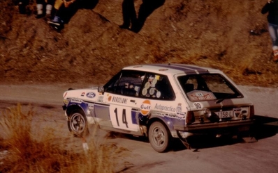 Salvador Servià i Costa  - Jordi Sabater
50º Rallye Automobile de Monte-Carlo 1982. Ford Fiesta MK1 1600S (GE-1158-L). Clasificado 14º.

Del 16 al 22 de Enero, Monte Carlo.
Superficie: asfalto - nieve.

El Rally tenia un total de 4082.71 km de los que 747.81 km divididos en 32 tramos eran especiales, (2 de ellas fueron canceladas SS7 Trigance - Chateauvieux 1 de 28,53 Km y SS15 St Jean en Royans - La Chapelle en Vercors de 38,67 Km).

Se inscribieron 306 equipos, tomaron la salida 299, finalizaron 140.@
Palabras clave: Salvador_Servia;Ford;Fiesta;Montecarlo;1982
