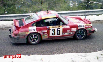 Christian Gardavot - Rémy Levivier
50º Rallye Automobile de Monte-Carlo 1982. Porsche 911 SC (7427 TL 06). Clasificado 15º.

Del 16 al 22 de Enero, Monte Carlo.
Superficie: asfalto - nieve.

El Rally tenia un total de 4082.71 km de los que 747.81 km divididos en 32 tramos eran especiales, (2 de ellas fueron canceladas SS7 Trigance - Chateauvieux 1 de 28,53 Km y SS15 St Jean en Royans - La Chapelle en Vercors de 38,67 Km).

Se inscribieron 306 equipos, tomaron la salida 299, finalizaron 140.@
Palabras clave: Porsche;Montecarlo;1982