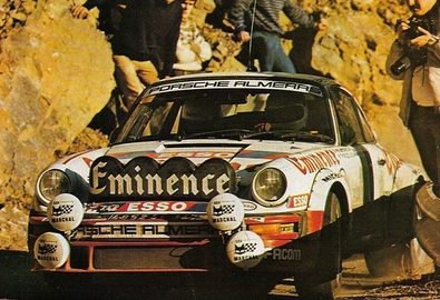 Björn Waldegard - Hans Thorszelius
50º Rallye Automobile de Monte-Carlo 1982. Porsche 911 SC (4852 SC 34).

En el último tramo del Rally SS32 Loda - Lucéram 2 de 16.52 km se le bloqueo la caja de cambios en el Col de St Roch, realizando todo el descenso hacia final de tramo en Lucerem marcha atrás, abandonando despues de finalizar el tramo.
Como era el final de la etapa comun, en la ultima etapa del Turini solo salian los 100 primeros, quedando finalmente clasificado el 92º.

Del 16 al 22 de Enero, Monte Carlo.
Superficie: asfalto - nieve.

El Rally tenia un total de 4082.71 km de los que 747.81 km divididos en 32 tramos eran especiales, (2 de ellas fueron canceladas SS7 Trigance - Chateauvieux 1 de 28,53 Km y SS15 St Jean en Royans - La Chapelle en Vercors de 38,67 Km).

Se inscribieron 306 equipos, tomaron la salida 299, finalizaron 140.
@
Palabras clave: ;Hans_Thorszelius;Porsche;SC;Montecarlo;1982