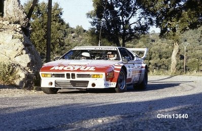 Bernard Béguin - Jean-Jacques Lenne
28º Rallye du Var 1982. BMW M1 (4102 QC 78).

Del 26 al 28 de Noviembre, Sainte-Maxime.
Superficie: asfalto.

Desconocemos de cuantos kilómetros tanto totales como cronometrados constaba la prueba.

Tomaron la salida 219 equipos, finalizaron 132.

Foto de Chris 1364
@
Palabras clave: Bernard_Beguin;BMW;Grupo_B;Var;1982