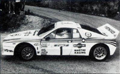 Attilio Bettega - Maurizio Perissinot
26º Tour de Corse - Rallye de France 1982. Lancia Rally 037 (A6 33089). Abandonó por accidente en SS10 Ponte Rosso - Borgo de 42.60 Km.

En dicho accidente, Attilio se rompió las 2 piernas y Maurizio sufrió heridas y contusiones leves.

Debut en el Mundial de Rallys del Lancia Rally 037.

Del 6 al 8 de Mayo, Ajaccio, Córcega, Francia.
Superficie: asfalto.

El Rally tenia un total de 1616.70 km de los que 1176.10 km divididos en 27 tramos eran especiales.

Se inscribieron 181 equipos, tomaron la salida 177, finalizaron 47.@
Palabras clave: ;Lancia;Corcega;1982;Corse;Rally