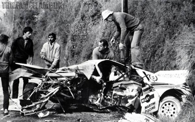 Attilio Bettega - Maurizio Perissinot
26º Tour de Corse - Rallye de France 1982. Lancia Rally 037 (A6 33089). Abandonó por accidente en SS10 Ponte Rosso - Borgo de 42.60 Km.

En dicho accidente, Attilio se rompió las 2 piernas y Maurizio sufrió heridas y contusiones leves.

Debut en el Mundial de Rallys del Lancia Rally 037.

Del 6 al 8 de Mayo, Ajaccio, Córcega, Francia.
Superficie: asfalto.

El Rally tenia un total de 1616.70 km de los que 1176.10 km divididos en 27 tramos eran especiales.

Se inscribieron 181 equipos, tomaron la salida 177, finalizaron 47.@
Palabras clave: ;Corse;Corcega;Crash;Lancia;Rally;1982;Debut