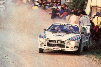 Markku Alén - Ilkka Kivimäki
24º Rally de San Remo 1982. Lancia Rally 037 (TO Y09059). Abandonó por motor en SS40 Palagione 3 de 9.42 Km.

Del 3 al 9 de Octubre, Sanremo, Imperia, Liguria, Italia.
Superficie: asfalto - tierra.
El Rally tenia un total de 2663 km de los que 735.44 km divididos en 56 tramos eran especiales.
Tomaron la salida 90 equipos, finalizaron 27.

FOTO 2 de 3.@
Palabras clave: Markku_Alen;Ilkka_Kivimaki;Lancia;Grupo_B;Sanremo;1982