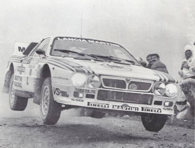 Markku Alén - Ilkka Kivimäki
24º Rally de San Remo 1982. Lancia Rally 037 (TO Y09059). Abandonó por motor en SS40 Palagione 3 de 9.42 Km.

Del 3 al 9 de Octubre, Sanremo, Imperia, Liguria, Italia.
Superficie: asfalto - tierra.
El Rally tenia un total de 2663 km de los que 735.44 km divididos en 56 tramos eran especiales.
Tomaron la salida 90 equipos, finalizaron 27.@
Palabras clave: Markku_Alen;Lancia;Grupo_B;Sanremo;1982