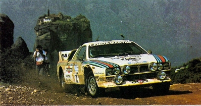 Markku Alén - Ilkka Kivimaki
29º Rally Acropolis 1982. Lancia Rally 037 (A6 33088). Abandonó por el chasis roto en SS34 Platanaki de 22.75 Km.

Del 31 de Mayo al 3 de Junio, Atenas, Grecia.
Superficie: tierra.

El Rally tení­a un total de 2603.00 km de los que 1004.58 km divididos en 57 tramos eran especiales (dos de ellos fueron cancelados SS10 Moschokaria 1 de 10.00 km y SS38 Killini de 27 Km).

Tomaron la salida 136 equipos, finalizaron 32.@
Palabras clave: Markku_Alen;Lancia;Grupo_B;Grecia;1982;Acropolis