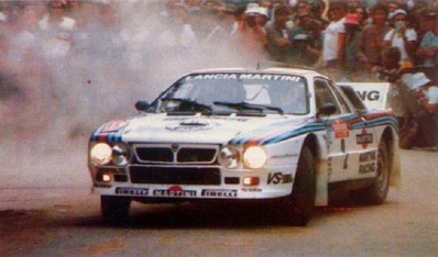 Markku Alén - Ilkka Kivimäki
24º Rally de San Remo 1982. Lancia Rally 037 (TO Y09059). Abandonó por motor en SS40 Palagione 3 de 9.42 Km.

Del 3 al 9 de Octubre, Sanremo, Imperia, Liguria, Italia.
Superficie: asfalto - tierra.
El Rally tenia un total de 2663 km de los que 735.44 km divididos en 56 tramos eran especiales.
Tomaron la salida 90 equipos, finalizaron 27.@
Palabras clave: Markku_Alen;Lancia;Grupo_B;Sanremo;1982