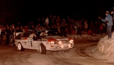 Michèle Mouton - Fabrizia Pons
50º Rallye Automobile de Monte-Carlo 1982. Audi Quattro (IN-ND 21). Abandonó por accidente en SS11 Pont des Miolans - St Auban 1 de 24,28 Km.

Del 16 al 22 de Enero, Monte Carlo.
Superficie: asfalto - nieve.

El Rally tenia un total de 4082.71 km de los que 747.81 km divididos en 32 tramos eran especiales, (2 de ellas fueron canceladas SS7 Trigance - Chateauvieux 1 de 28,53 Km y SS15 St Jean en Royans - La Chapelle en Vercors de 38,67 Km).

Se inscribieron 306 equipos, tomaron la salida 299, finalizaron 140.@
Palabras clave: Michele_Mouton;Audi;Quattro;Montecarlo;1982;Grupo_B