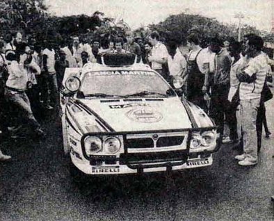 Adartico Vudafieri - Maurizio Perissinot
14º Rallye Côte d'Ivoire 1982. Lancia Rally 037. Abandonó por motor en CH8.

Del 27 de Octubre al 1 de Noviembre, Abidjan, Costa d'Ivori, África.
Superficie: tierra.

El Rally tenia un total de 4995 con 54 controles horarios.

Tomaron la salida 56 equipos, finalizaron 6.@
Palabras clave: Adartico_Vudafieri;Costa_Marfil;Lancia;Rally;Grupo_B;1982