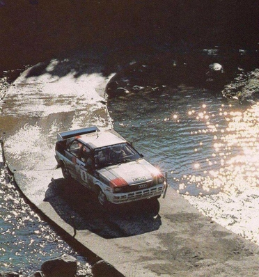 Michèle Mouton - Fabrizia Pons
12º Motogard Rally de Nueva Zelanda 1982. Audi Quattro (KJ9029). Abandonó por problemas con el tubo de aceite en SS14 Waiouru (Karioi State Forest) de 17.59 km.
Audi Sport

Del 26 al 29 de Junio, Auckland, Wellington.
Superficie: tierra.

El Rally tenia un total de 2216.00 km de los que 1014.26 km divididos en 38 tramos eran especiales.

Tomaron la salida 66 equipos, finalizaron 31.@
Palabras clave: Nueva_Zelanda;Audi;Quattro;1982;New_Zealand