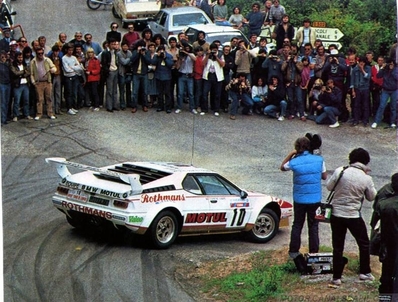 Bernard Darniche - Alain Mahé
26º Tour de Corse - Rallye de France 1982. BMW M1 (4888 PM 78). Abandonó por pérdida de aceite en SS10 Ponte Rosso - Borgo de 42.60 Km.

Del 6 al 8 de Mayo, Ajaccio, Córcega, Francia.
Superficie: asfalto.

El Rally tenia un total de 1616.70 km de los que 1176.10 km divididos en 27 tramos eran especiales.

Se inscribieron 181 equipos, tomaron la salida 177, finalizaron 47.@
Palabras clave: ;BMW;M1;Grupo_B;Corse;Corcega;1982